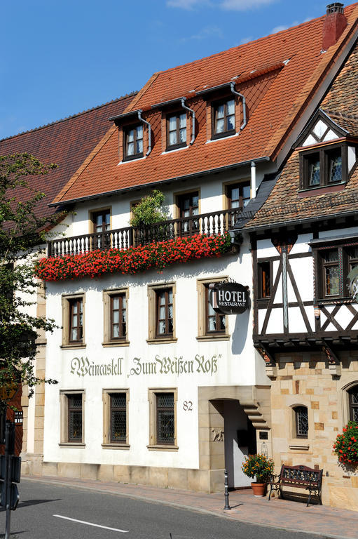 فندق Weinkastell Zum Weissen Ross كالستادت المظهر الخارجي الصورة